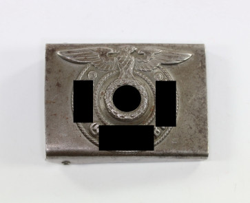 Waffen SS, Koppelschloss für Mannschaften, Hst. RZM 155/43 SS - Militaria-Berlin