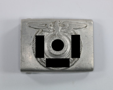 Waffen SS, Koppelschloss für Mannschaften, Hst. RZM 36/39 SS - Militaria-Berlin
