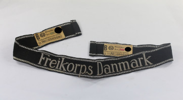 Waffen SS, Ärmelband Freikorps Danmark - Militaria-Berlin