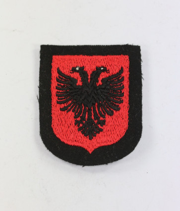 Waffen SS, Ärmelbzeichen für albanische Freiwillige der Waffen-SS Division Skanderbeg - Militaria-Berlin