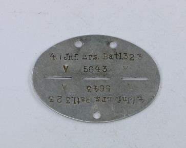 Erkennungsmarke, Infanterie Ersatz Bataillon 323 - Militaria-Berlin
