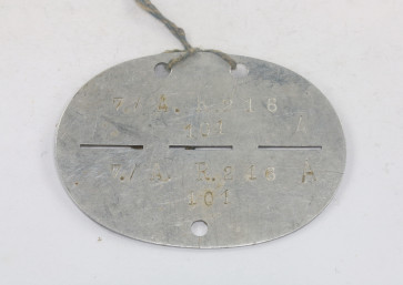 Wehrmacht Heer, 7. Batterie Erkennungsmarke Artillerie Regiment 216 (7./ A.R. 216) - Militaria-Berlin
