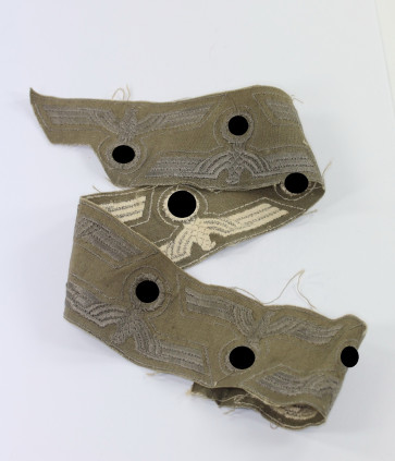 Wehrmacht Heer, 8 X Brustadler für Mannschaften Drillich - Südfront - Militaria-Berlin
