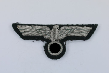 Wehrmacht Heer, Brustadler für Offiziere (handgestickt) - Militaria-Berlin