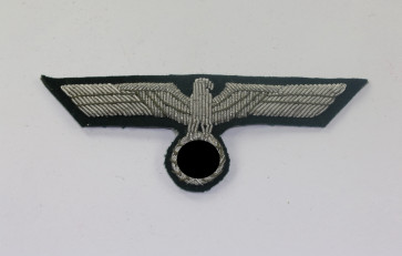  Wehrmacht Heer, Brustadler für Offiziere (handgestickt) - Militaria-Berlin