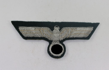 Wehrmacht Heer, Brustadler für Offiziere (handgestickt) - Militaria-Berlin