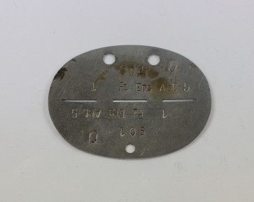 Wehrmacht Heer, Erkennungsmarke 1. Kompanie Panzer Ersatz Abteilung 5 (1 Pz Ers Abt 5) - Militaria-Berlin