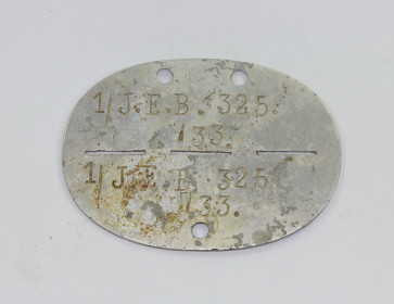 Wehrmacht Heer, Erkennungsmarke Infanterie Ersatz Bataillon 325 - Militaria-Berlin