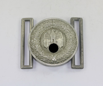 Wehrmacht Heer, Feldbindenschloss für Offiziere (Aluminium) - Militaria-Berlin