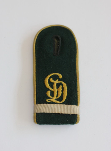Wehrmacht Heer, Großdeutschland Schulterklappe Panzernachrichten Abteilung - Militaria-Berlin