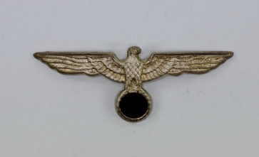 Wehrmacht Heer, Hoheitsadler für die Schirmmütze der Offiziere, Buntmetall - Militaria-Berlin