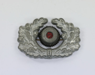 Wehrmacht Heer, Kokarde mit Eichenlaub für die Schirmmütze - Militaria-Berlin