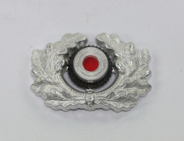 Wehrmacht Heer, Kokarde mit Eichenlaub für die Schirmmütze - Militaria-Berlin