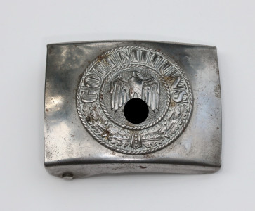Wehrmacht Heer, Koppelschloss für Mannschaften, Hst. J.F.S. - Militaria-Berlin