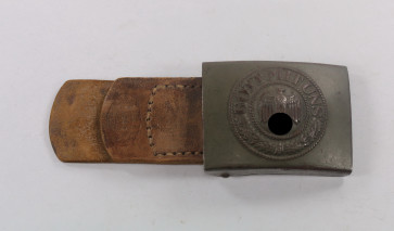 Wehrmacht Heer, Koppelschloss für Mannschaften, N & H 40 (Noelle & Hueck 1940) - Gott Mit Uns - Militaria-Berlin