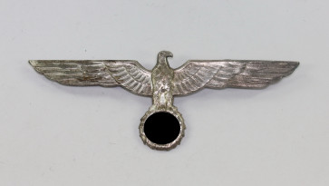 Wehrmacht Heer, Metall Brustadler für die weiße Sommerjacke der Offiziere - Militaria-Berlin