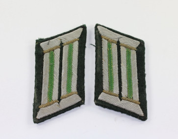 Wehrmacht Heer, Paar Kragenspiegel für Offiziere Infanterie - Militaria-Berlin