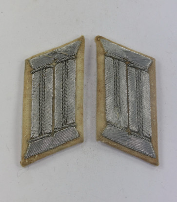 Wehrmacht Heer, Paar Kragenspiegel Infanterie Offizier - Militaria-Berlin
