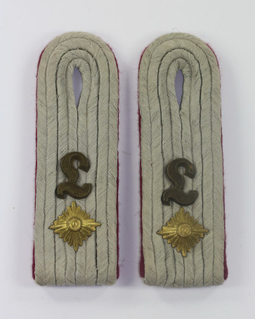 Wehrmacht Heer, Paar Schulterklappen Oberleutnant Nebeltruppe Lehr-Regiment  - Militaria-Berlin