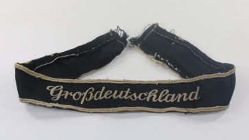 Wehrmacht Heer, Ärmelband Großdeutschland für Mannschaften und Unteroffiziere (Schreibschrift) - Militaria-Berlin