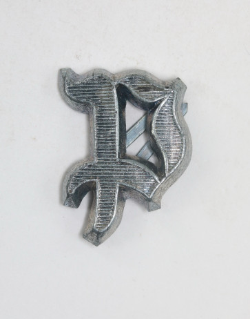 Wehrmacht Heer, Schulterklappen Auflage "P" (Panzer) - Militaria-Berlin