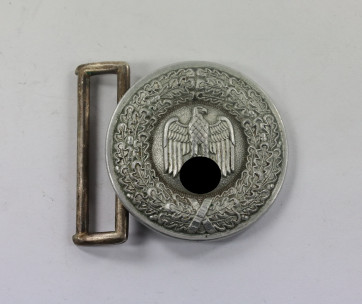 Wehrmacht Herr, Feldbindenschloss für Offiziere - Militaria-Berlin