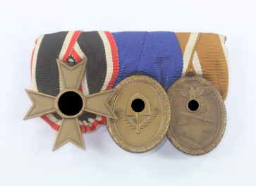 Ordensschnalle 3X - Militaria-Berlin