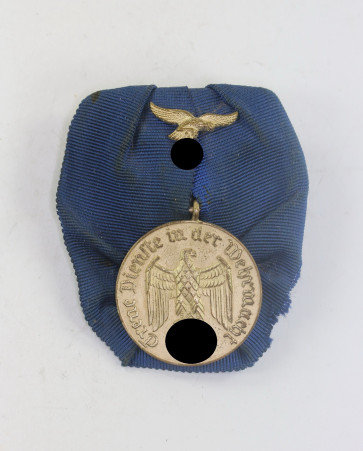 Wehrmachtsdienstauszeichnung für 4 Jahre, in der Luftwaffe, an Einzelspange - Militaria-Berlin