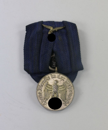 Wehrmachtsdienstauszeichnung IV. Klasse (4 Jahre), für 4 Jahre in der Luftwaffe, an Einzelspange - Militaria-Berlin