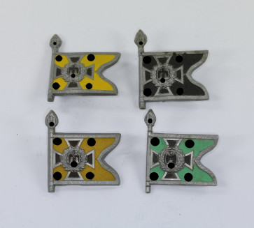 WHW, Serie Fahnen und Standarten, (4X) - Militaria-Berlin