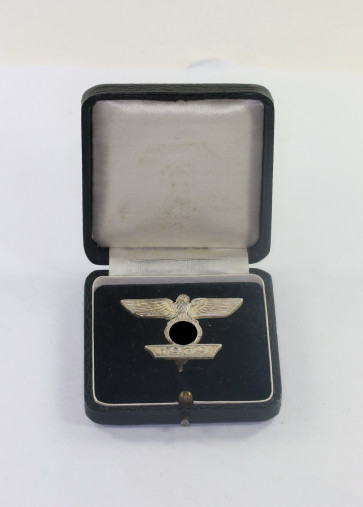Wiederholungsspange 1. Klasse, 1. Form, C.E. Juncker, Berlin, im 1. Form Etui (!) - Militaria-Berlin