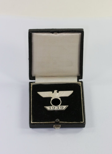 Wiederholungsspange 1. Klasse, B.H. Mayer, im Etui - Militaria-Berlin