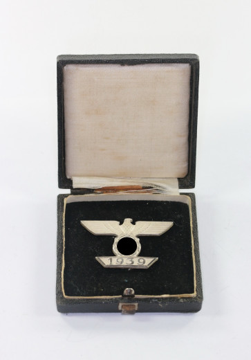  Wiederholungsspange 1. Klasse, B.H. Mayer, im Etui - Militaria-Berlin