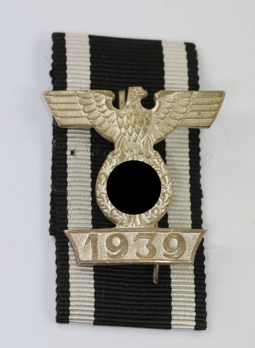 Wiederholungsspange 2. Klasse 1939, 1. Form, Börger 2. Splinte Variante (!) - Militaria-Berlin