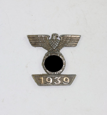 Wiederholungsspange 2. Klasse 1939, 2. Form, Alois Rettenmaier, Schwäbisch Gmünd, (Zink) - Militaria-Berlin