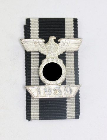 Wiederholungsspange 2. Klasse 1939, 2. Form, Wilhelm Deumer, Lüdenscheid (Buntmetall) - Militaria-Berlin