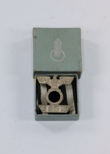 Wiederholungsspange 2. Klasse, Hst. L/56, in LDO Schiebeschachtel - Militaria-Berlin