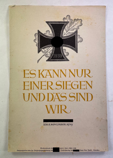  Wochenspruch der NSDAP. Es kann nur einer siegen und das sind wir - Militaria-Berlin