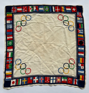 XI. Olympiade Berlin 1936, Erinnerungs Tuch - Militaria-Berlin