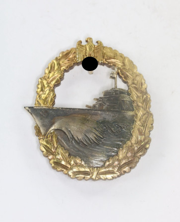 Zerstörer Kriegsabzeichen, Otto Schickle, Pforzheim, Buntmetall - Militaria-Berlin