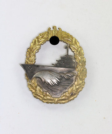 Zerstörer Kriegsabzeichen, Otto Schickle, Pforzheim, Buntmetall - Militaria-Berlin