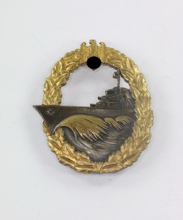 Zerstörerkriegsabzeichen, B.H. Mayer, Pforzheim (Buntmetall) - Militaria-Berlin