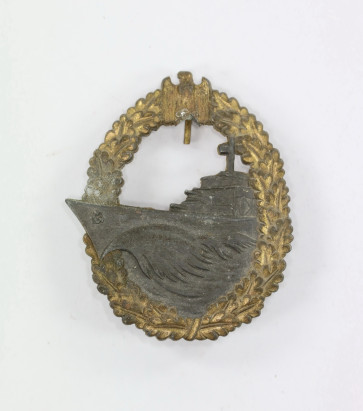 Zerstörerkriegsabzeichen, Hst. JFS, Kriegsgefangenschaft - Militaria-Berlin