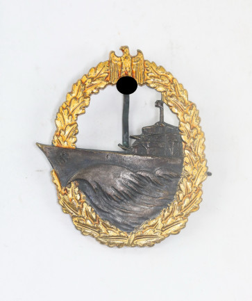 Zerstörerkriegsabzeichen, Hst. 4 (Steinhauer & Lück, Lüdenscheid) - Militaria-Berlin