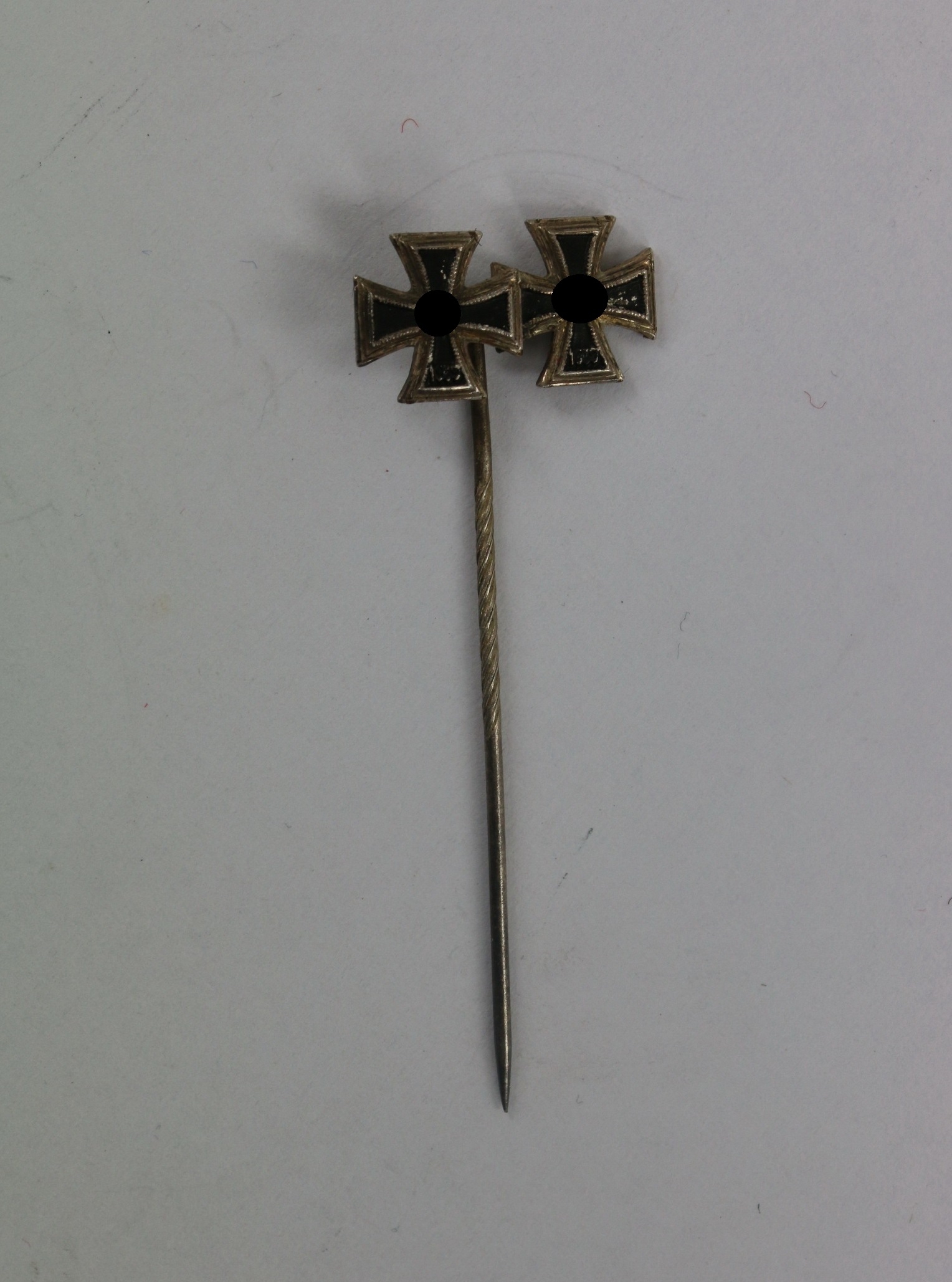 9 MM Miniatur Eisernes Kreuz 1. und 2. Klasse 1939, Eisen (!) – Bild 1