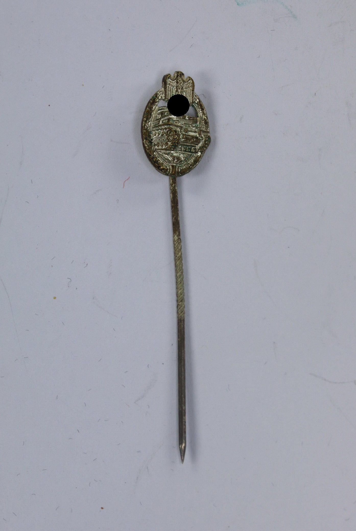 _16_mm_miniatur_panzerkampfabzeichen_in_silber_buntmetall_1__1 16 MM Miniatur Panzerkampfabzeichen in Silber (Buntmetall) – Bild 1