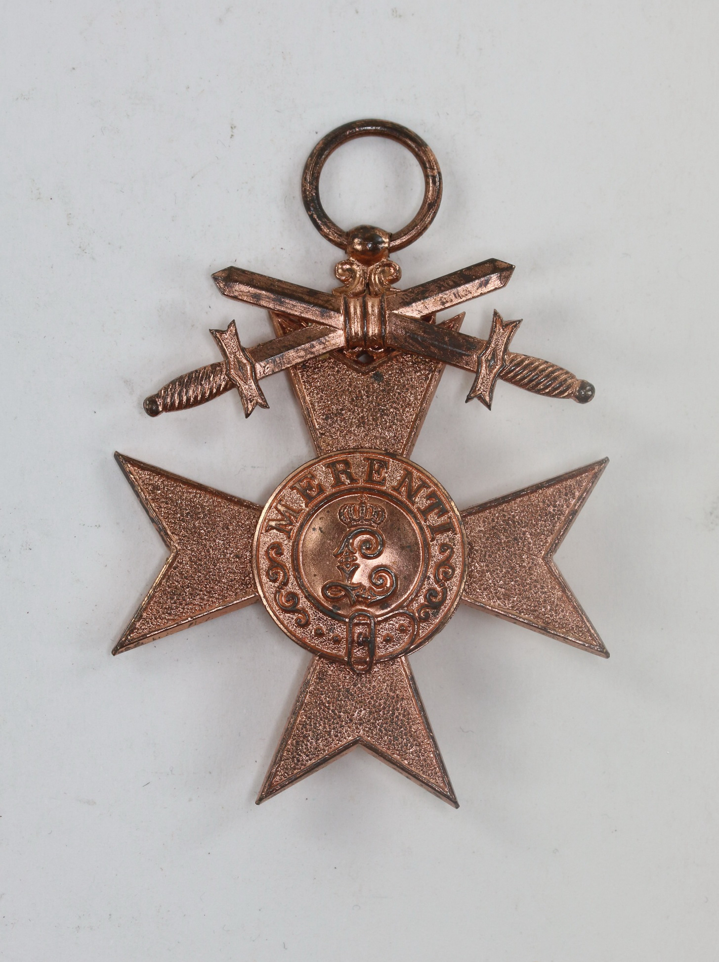 _bayern_milit_r_verdienstkreuz_3 Bayern, Militär Verdienstkreuz 3. Klasse mit Schwertern - Merenti 1866 – Bild 1