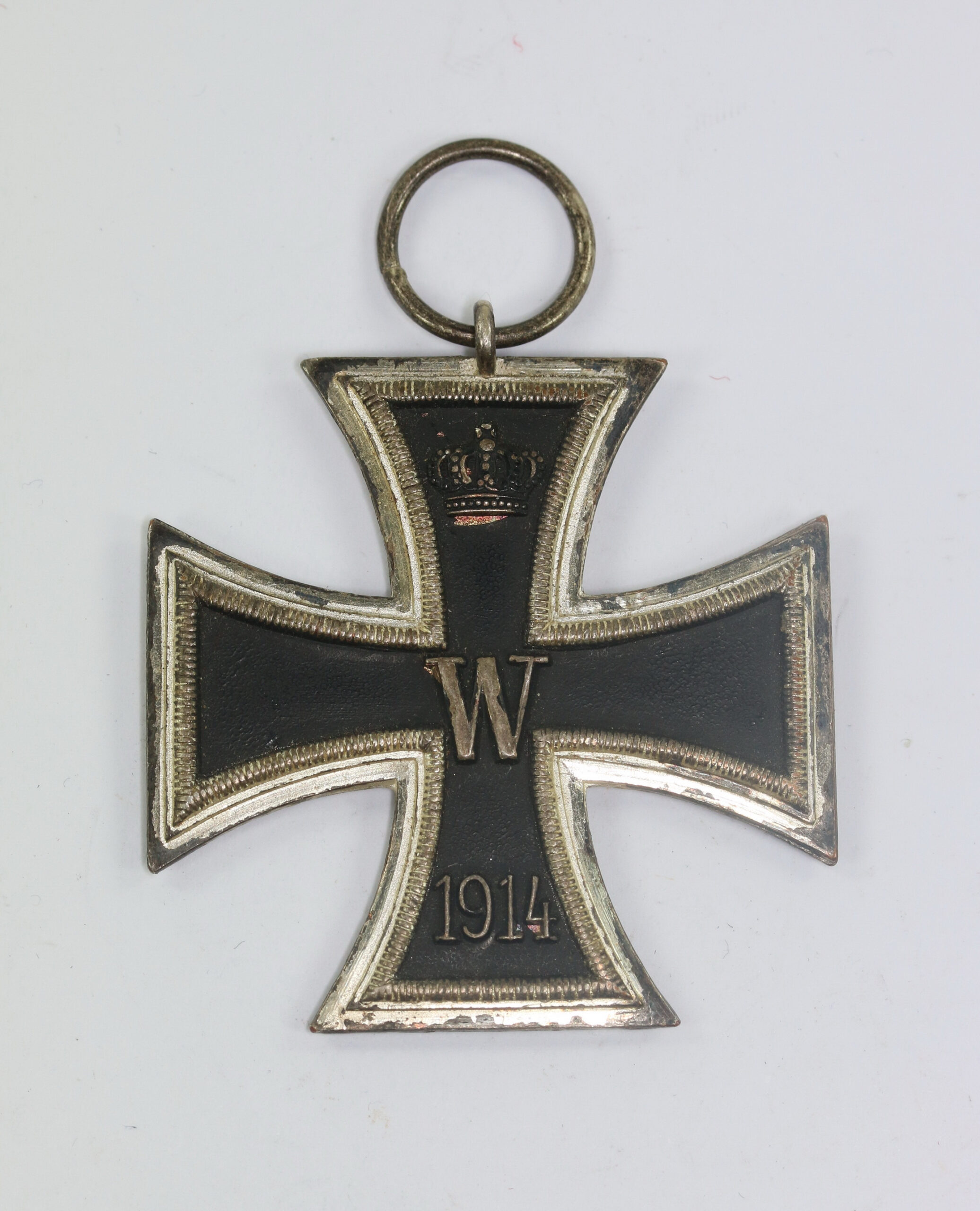  Eisernes Kreuz 2. Klasse 1914, Otto Schickle, einteilig, nicht magnetisch (!) – Bild 1