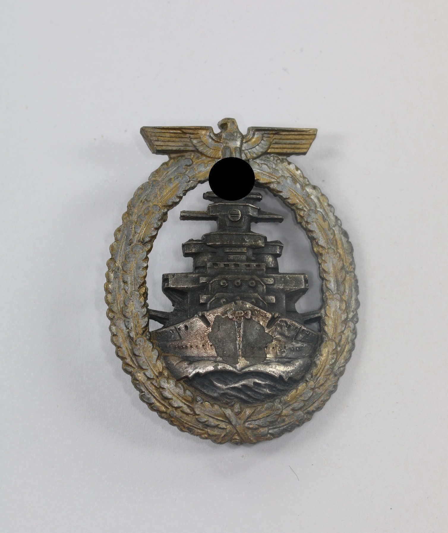 _flottenkriegsabzeichen_hst Flottenkriegsabzeichen, Hst. Schwerin Berlin (Zink) – Bild 1