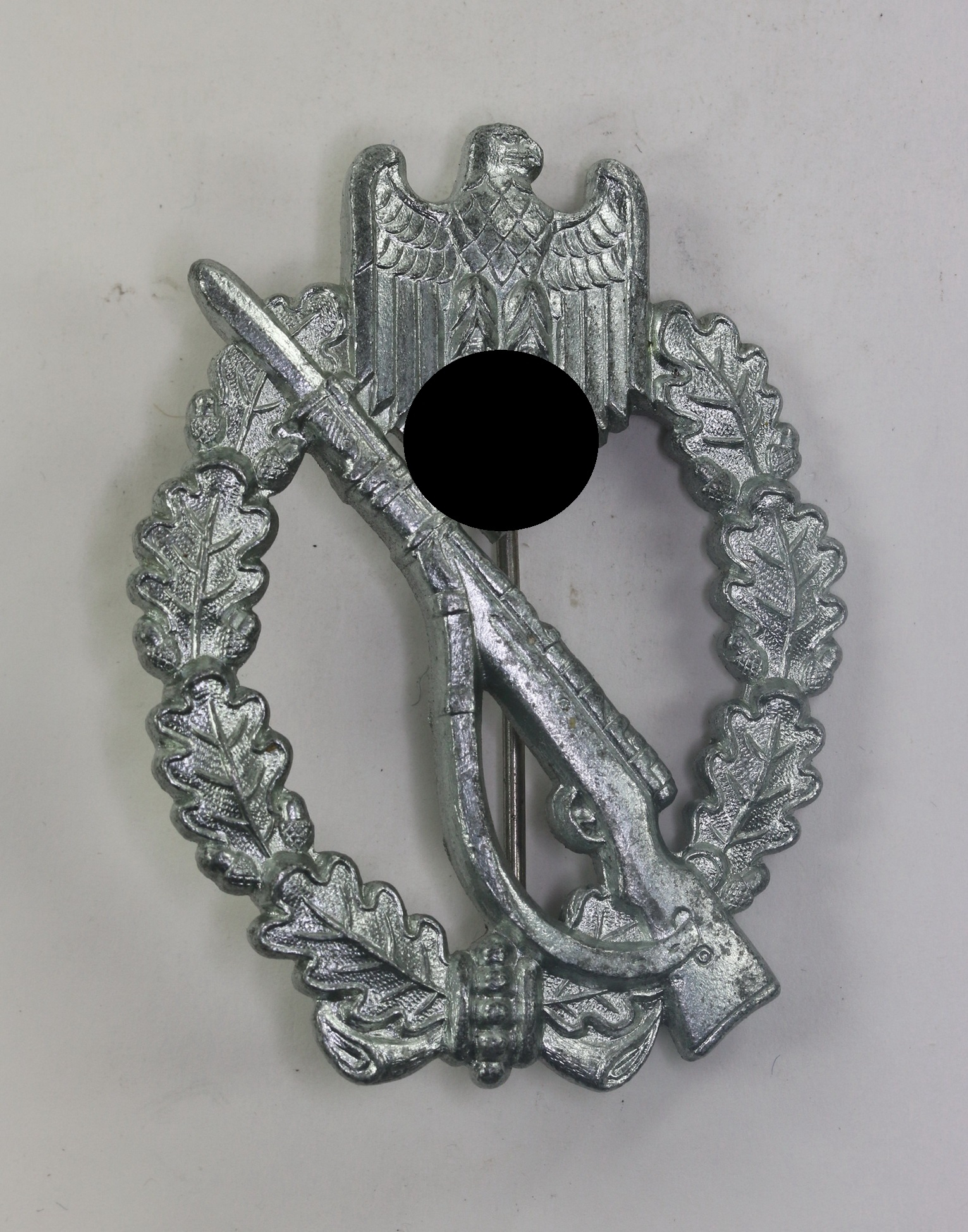 _infanterie_sturmabzeichen_in_silber_funcke_br_ninghaus_l_denscheid_f_bl_1__1 Infanterie Sturmabzeichen in Silber, Funcke & Brüninghaus, Lüdenscheid (F&BL) – Bild 1